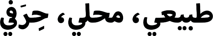 On Ice brand message in Arabic
