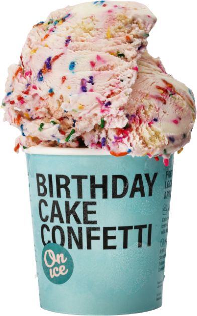 Birthday Cake Confetti in cup